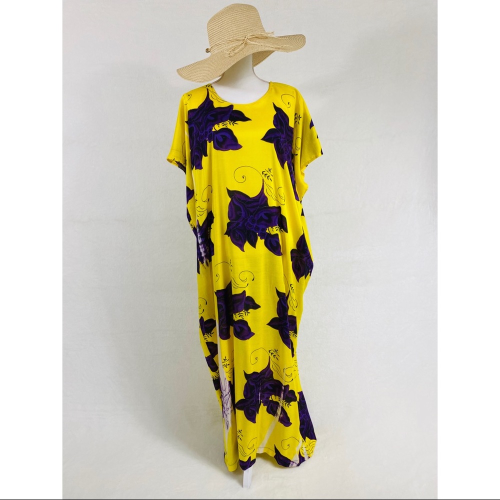 Cozy Floral One Size Kaftan